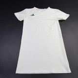 adidas Short Sleeve Shirt Men's Cream Used LT-TOPS-156290