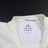 adidas Short Sleeve Shirt Men's Cream Used LT-TOPS-156290