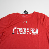Cincinnati Bearcats Under Armour HeatGear Long Sleeve Shirt Men's Red New S-TOPS-156165