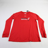 Cincinnati Bearcats Under Armour HeatGear Long Sleeve Shirt Women's Red Used L-TOPS-156168