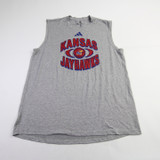 Kansas Jayhawks adidas Aeroready Sleeveless Shirt Men's Gray Used L TOPS-156306