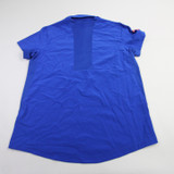 Kansas Jayhawks adidas Aeroready Polo Women's Blue Used M-TOPS-156303