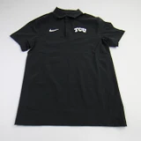 TCU Horned Frogs Nike Polo Men's Black New without Tags Multiple Sizes TOPS-156669