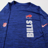 Buffalo Bills Nike NFL On Field Long Sleeve Shirt Men's Blue Used XXL TOPS-156548