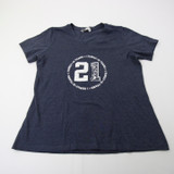 Bella + Canvas Short Sleeve Shirt Women's Navy Used L TOPS-156662