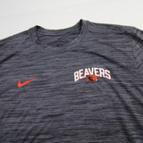 Oregon State Beavers Nike Nike Tee Long Sleeve Shirt Men's New Dark Gray/Heather L-TOPS-156763