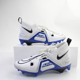 Nike Alpha Menace Football Cleat Men's White/Blue Used 13.5-CLEA-014596