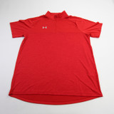 Under Armour HeatGear Pullover Men's Red Used XL TOPS-156897