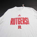 Rutgers Scarlet Knights adidas Long Sleeve Shirt Men's Multiple Sizes TOPS-156358