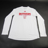 Rutgers Scarlet Knights adidas Long Sleeve Shirt Men's Multiple Sizes TOPS-156361