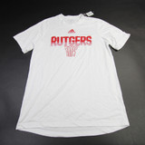 Rutgers Scarlet Knights adidas Short Sleeve Shirt Men's Multiple Sizes TOPS-156363