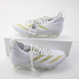 adidas adizero Football Cleat Men's White New without Box 12.5 CLEA-014606
