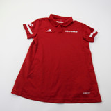Rutgers Scarlet Knights adidas Aeroready Polo Women's Red Used Multiple Sizes TOPS-157227