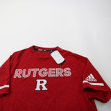 Rutgers Scarlet Knights adidas Short Sleeve Shirt Men's New with Tags S TOPS-157237