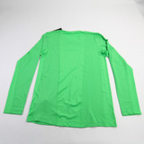 adidas Techfit Long Sleeve Shirt Men's Green New with Tags-TOPS-157298