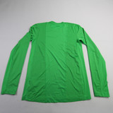 adidas Techfit Long Sleeve Shirt Men's Green New without Tags-TOPS-157299