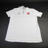 Rutgers Scarlet Knights adidas Polo Women's White Used S TOPS-157225