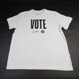 Nike NBA Authentics Dri-Fit Short Sleeve Shirt Men's White Used Multiple Sizes TOPS-157109
