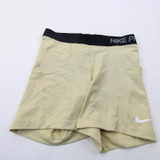 Nike Pro Dri-Fit Running Short Women's Gold Used S SHOR-034338