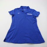 Duke Blue Devils Nike Dri-Fit Polo Women's Blue Used M TOPS-157623