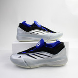 adidas Dame Basketball Shoe Men's Silver Used 17 SHOE-019988