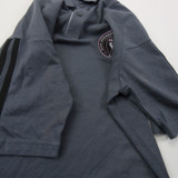 Inter Miami CF adidas Polo Men's Gray Used-TOPS-156643