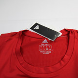 adidas Primegreen Long Sleeve Shirt Men's Red New with Tags Multiple Sizes TOPS-157486
