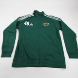 Minnesota Wild adidas Jacket Men's Green Used L-TOPS-157957
