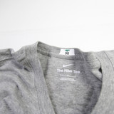 New York Jets Nike Nike Tee Long Sleeve Shirt Men's Gray Used L TOPS-157862