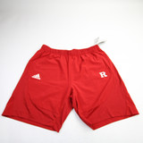 Rutgers Scarlet Knights adidas Practice Shorts Men's Red New XL-SHOR-034460