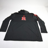 Rutgers Scarlet Knights adidas Long Sleeve Shirt Men's Black New 2XL-TOPS-157910