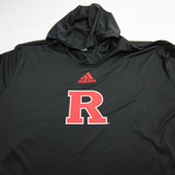 Rutgers Scarlet Knights adidas Long Sleeve Shirt Men's Black New 2XL-TOPS-157910
