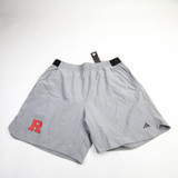 Rutgers Scarlet Knights adidas Practice Shorts Men's Gray New XL-SHOR-034484