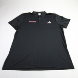 Rutgers Scarlet Knights adidas Polo Men's Black New with Tags XXL TOPS-157903