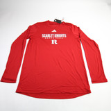Rutgers Scarlet Knights adidas Long Sleeve Shirt Men's New with Tags LT TOPS-157830