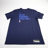Dallas Mavericks Nike NBA Authentics Dri-Fit Short Sleeve Shirt Men's Used XLT TOPS-157725