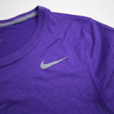 TCU Horned Frogs Nike Dri-Fit Short Sleeve Shirt Women's Purple New with Tags M TOPS-157734