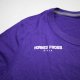 TCU Horned Frogs Nike Dri-Fit Short Sleeve Shirt Women's Purple New with Tags M TOPS-157734