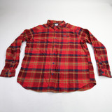 Columbia Button-Up Men's Dark Red Used XL TOPS-157794
