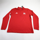 Rutgers Scarlet Knights adidas Pullover Men's Red New with Tags Multiple Sizes TOPS-158010