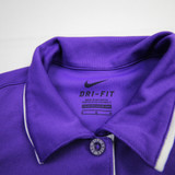 TCU Horned Frogs Nike Dri-Fit Polo Women's Purple Used M TOPS-157926