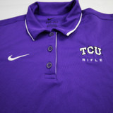 TCU Horned Frogs Nike Dri-Fit Polo Women's Purple Used M TOPS-157926