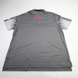 Rutgers Scarlet Knights adidas Polo Men's Gray New with Tags XXL TOPS-157951