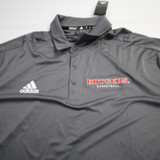 Rutgers Scarlet Knights adidas Polo Men's Gray New with Tags XXL TOPS-157951