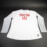 Texas Tech Red Raiders Under Armour Long Sleeve Shirt Women's White Used XXL TOPS-157628