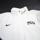 TCU Horned Frogs Nike Pullover Men's Off-White Used Multiple Sizes TOPS-157663