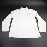 TCU Horned Frogs Nike Pullover Men's Off-White Used Multiple Sizes TOPS-157663