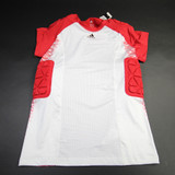 adidas Techfit Padded Compression Top Men's White/Red New with Tags XL-TOPS-157820