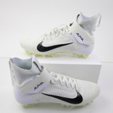 Nike Alpha Menace Football Cleat Men's White Used 16-CLEA-014661