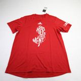 Rutgers Scarlet Knights adidas Creator Short Sleeve Shirt Men's Red New M-TOPS-157833